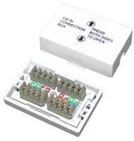 CONNECTION BOX, CAT5E, WHITE F78WHB