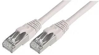 PATCH LEAD, CAT 6A, SFTP, WHITE 10M 003-010-100-02C