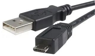 USB CABLE,2.0A PLUG-MICRO B PLUG,1M UUSBHAUB1M