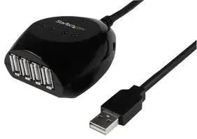 LEAD, USB2.0 EXTENSION 15M, 4 PORT HUB USB2EXT4P15M