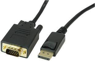 LEAD, DISPLAYPORT MALE - VGA MALE, 3M HDHDPORT-VGA-3M