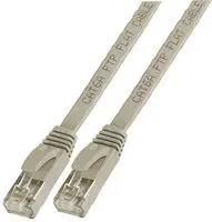 PATCH LEAD, SLIM CAT 6A SSTP, GREY 15M PSG91140