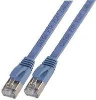 PATCH LEAD, SLIM CAT 6A SSTP, BLUE 0.5M PSG91141