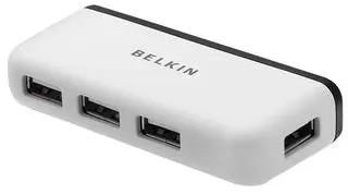 HUB, 4 PORT USB2.0 TRAVEL, BELKIN F4U021BT