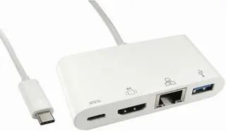 ADAPTER,USB C-HDMI-USB3.0 A-ETHERNET USB3C-HDMI-COMBO.