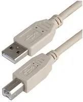 LEAD, USB2.0 A MALE - B MALE, GREY 3M PSG91426