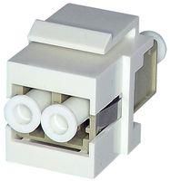 FIBRE KEYSTONE COUPLER, LC, MM DUPLEX WH KOLMMDXWH