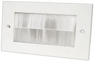 WHITE BRUSH PLATE, CLEAR BRUSH, 50X100 SX6005W