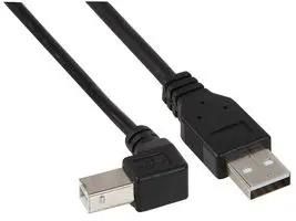 LEAD,USB2.0 A MALE-RT ANGLE USB B MALE PSG91621