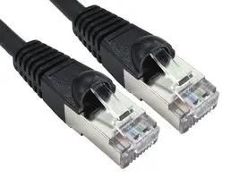 PATCH LEAD, CAT 6A LSZH, BLACK 1M ART-101K