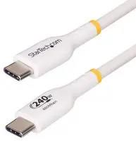 USB CABLE, 2.0 TYP C PLUG-PLUG, 2M, WHT USB2EPR4MW