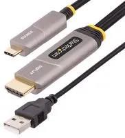 CABLE ASSY, USB PLUG-HDMI/USB PLUG, 9.2M 145B-USBC-HDMI4K-AOC