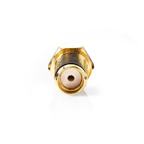 SMA Connector | Straight | Female | Gold Plated | 50 Ohm | Crimp | Cable input diameter: 2.55 mm | Metal | Gold | 2 pcs | Box CSGB02901GD 5412810425617