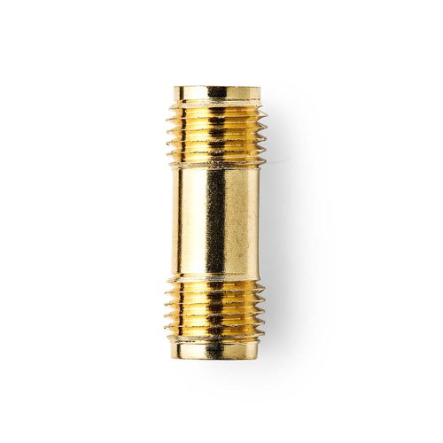 SMA Adapter | SMA Female | SMA Female | Gold Plated | 50 Ohm | Straight | Copper | Gold | 2 pcs | Box CSGB02940GD 5412810425624
