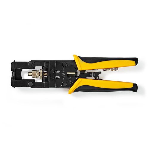 Antenna Cable Installation Tool | Crimp Plier Tool | Black / Yellow | ABS / Steel CSGG49540YE 5412810327072