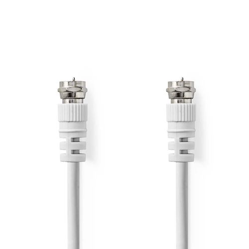 Satellite & Antenna Cable | F Male | F Male | Nickel Plated | 75 Ohm | Double Shielded | 20.0 m | Round | PVC | White | Label CSGL41000WT200 5412810426201