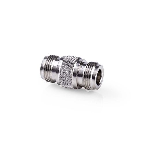 Satellite & Antenna Adapter | N Female | N Female | Nickel Plated | 50 Ohm | Straight | Metal | Silver | 10 pcs | Envelope CSGP42950ME
