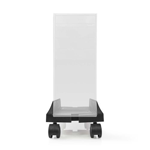 Computer Trolley | Adjustable Width / Full Motion | 14.5 - 24.2 cm | 20 kg | Metal / Plastic | Black CSTD101BK