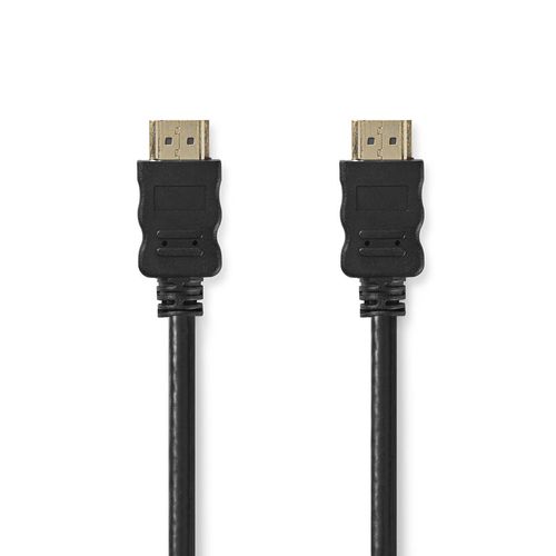 High Speed HDMI™ Cable with Ethernet | HDMI™ Connector | HDMI™ Connector | 4K@30Hz | ARC | 10.2 Gbps | 30.0 m | Round | PVC | Black | Label CVGL34002BK300 5412810428342