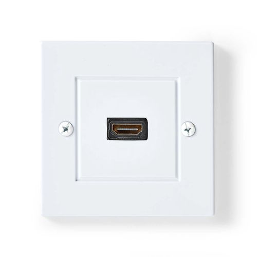HDMI™ Wall Box | 1x HDMI™ Female | 4K@60Hz | HDMI™ Output | Black | 18 Gbps | Gold Plated | Box CVGB34950WT