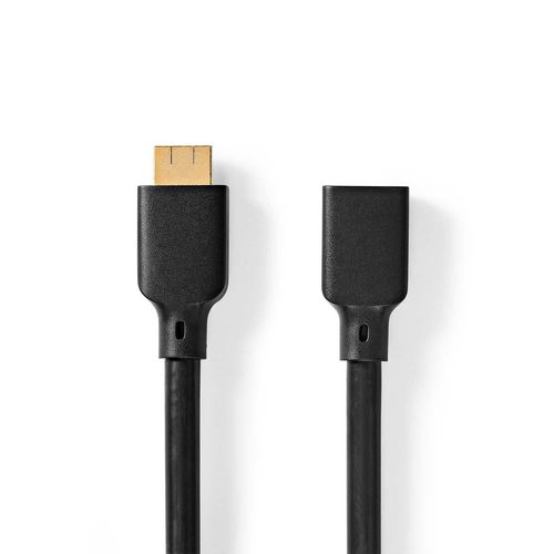 Ultra High Speed HDMI™ Cable | HDMI™ Connector | HDMI™ Output | 8K@60Hz | 48 Gbps | 1.00 m | Round | 7.9 mm | Black | Envelope CVGP35090BK10 5412810412099