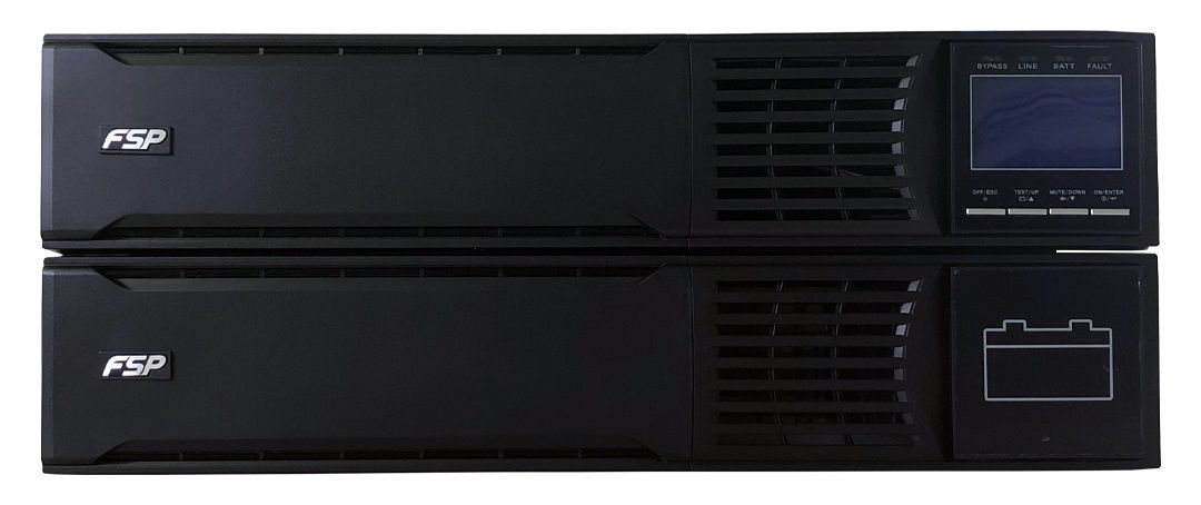 Nepertraukiamo maitinimo šaltinis CHAMP 6000VA 5400W, Online, Rack, FSP PPF54A1301