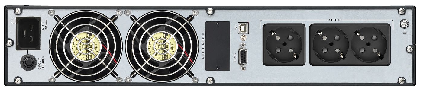 Uninterruptible Power Supply CHAMP 3000VA 2400W, Online, Rack, FSP PPF27A1102