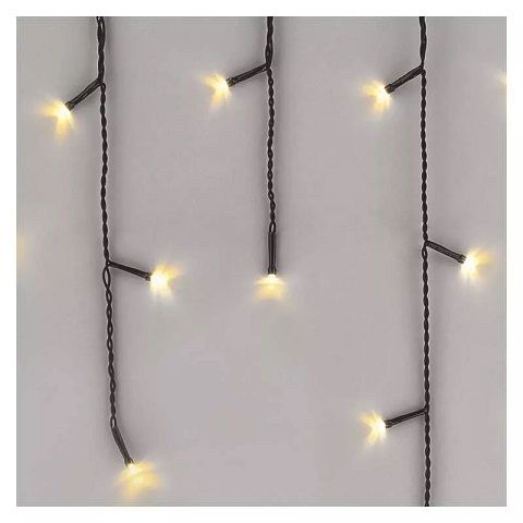 LED garland/curtain, 230Vac, 10 × 0.65m, 600 x LED, warm white, controller, EMOS D4CW03 8592920095461