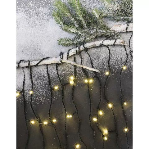 LED garland/curtain, 230Vac, 10 × 0.65m, 600 x LED, warm white, controller, EMOS D4CW03 8592920095461