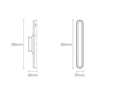 Перезаряжаемая лампа с магнитным плавным регулированием яркости 5W 1800mAh ≥100lm DGXC-02 6953156229594