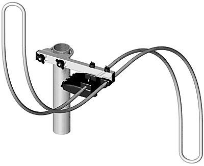 FM outdoor antenna 1RZ (88-108 MHz) with dual polarization (H+V) DIP/UKF/1RZ 5907634544304