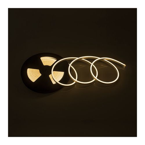 LED juosta NEON FLEX, 5m ritė, 12Vdc, 11W/m, IP65, 3000K, karpoma 1cm, Design Light N-6X12-Z-11W-30K-01