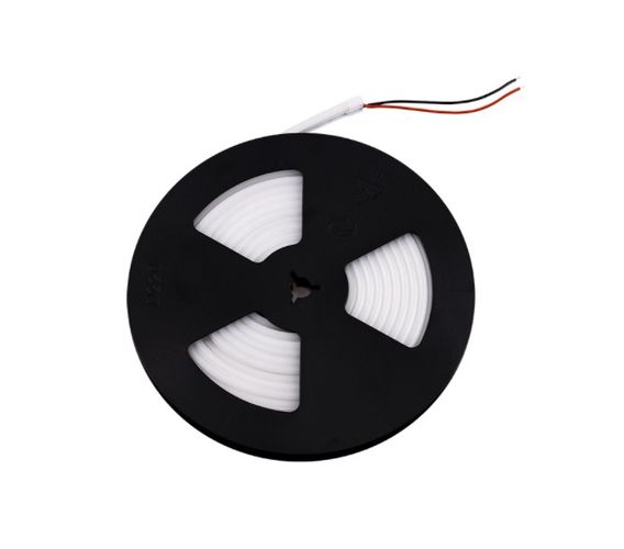 LED juosta NEON FLEX, 5m ritė, 12Vdc, 11W/m, IP65, 4000K, karpoma 1cm, Design Light N-6X12-Z-11W-40K-01 5908293400512