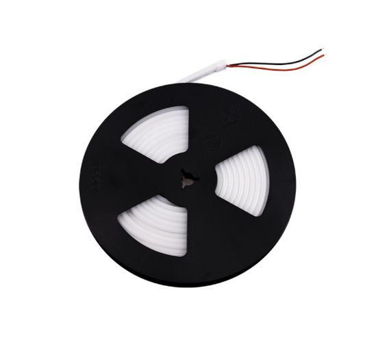 Светодиодная лента NEON FLEX, катушка 5м, 12Vdc, 11W/m, IP65, 3000K, отрез 1см, Design Light N-6X12-Z-11W-30K-01 5908293400505