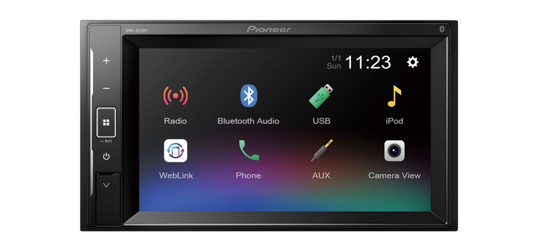Автомобильный мультимедийный ресивер с сенсорным экраном 6,2" DMH-A240BT Pioneer DMH-A240BT