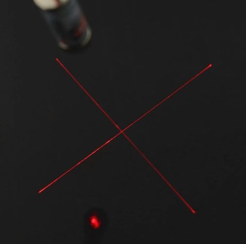 Lazerinis diodas raudonas 1mW kryžminis DNG-11816