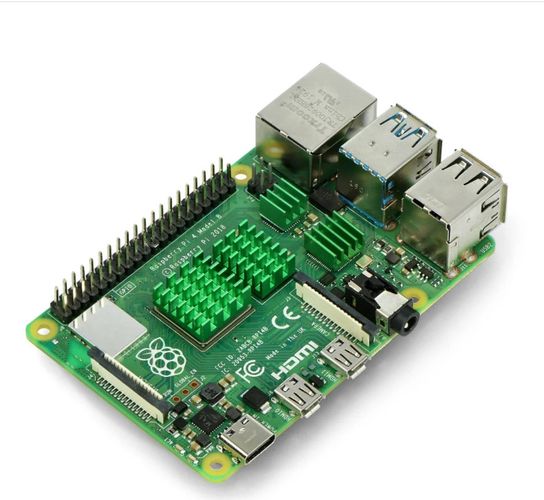 Набор радиаторов для Raspberry Pi - с теплопроводной лентой - 4штзеленый - 4шт. DNG-18749 5904422353032