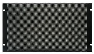 19" RACK PANEL, MESH VENTED, 6U RPVM6