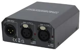 DMX DISTRIBUTION SPLITTER, 2 WAY CS2