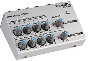 MINI LINE LEVEL MIXER, 4CH STEREO MLX402