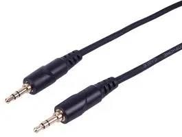 AUDIO LEAD, 3.5 STEREO JACK, 1.0M PLS00627