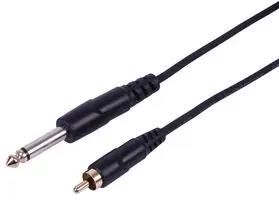LEAD, 6.35MM MONO JACK - RCA, 0.3M PLS00737