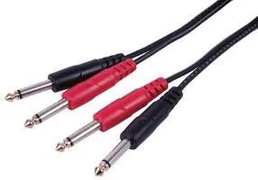 LEAD, 2X 6.35MM MONO JACK, 1.5M PLS00768