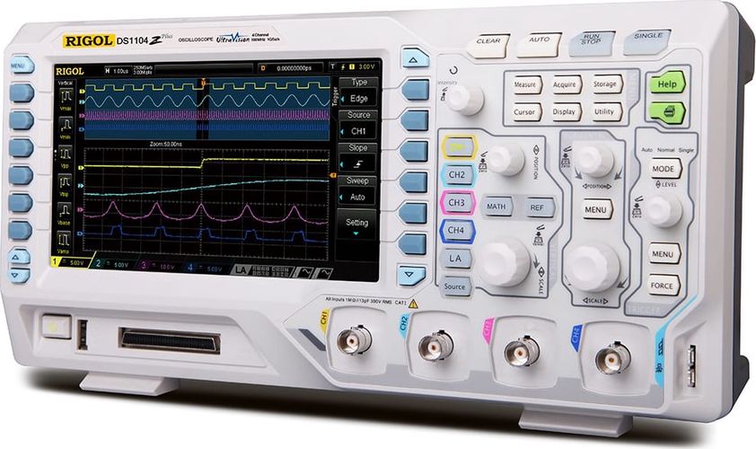 Осциллограф смешанных сигналов 100 МГц, 4CH, 1 Гса/с, MSO ready DS1104Z Plus