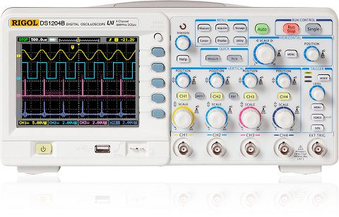 DS1204B, 200 MHz Digital Oscilloscope, RIGOL DS1204B