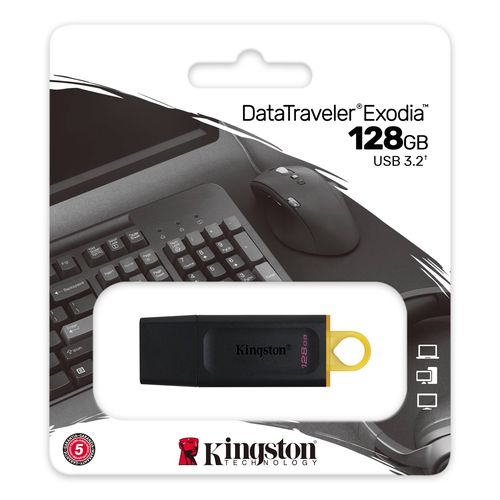 Atminties raktas 128GB USB3.2 Gen1 DataTraveler Exodia DTX/128GB 740617309928