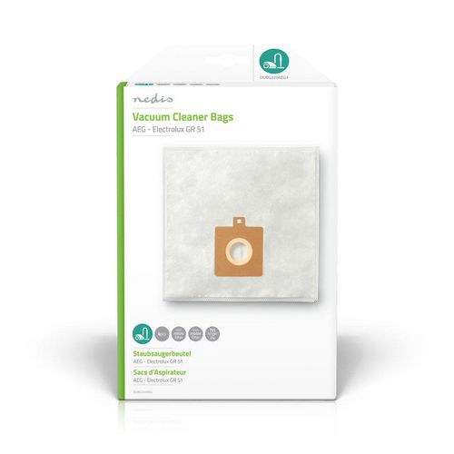 Vacuum Cleaner Bag | 4 pcs | Synthetic | Most sold for: AEG / Electrolux | White DUBG220AEG4