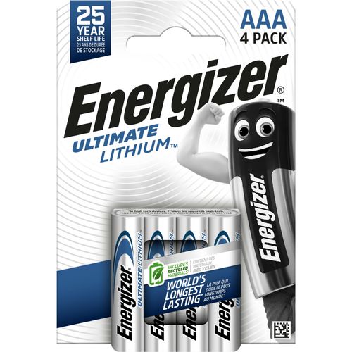 Ličio baterija FR03 (AAA) 1.5V 1250mAh ENERGIZER L92 (4vnt pakuotėje) R3/FR03/ENEG-L92-BL4 7638900273267