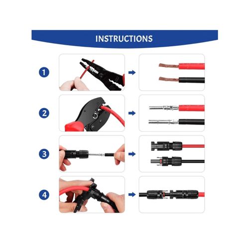 Tools set for photovoltaics MC4 PV E6108 E6108