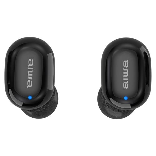 Belaidės Bluetooth 5.0 ausinės su mikrofonu, juodos EBTW-150BKMKII 8435256897371